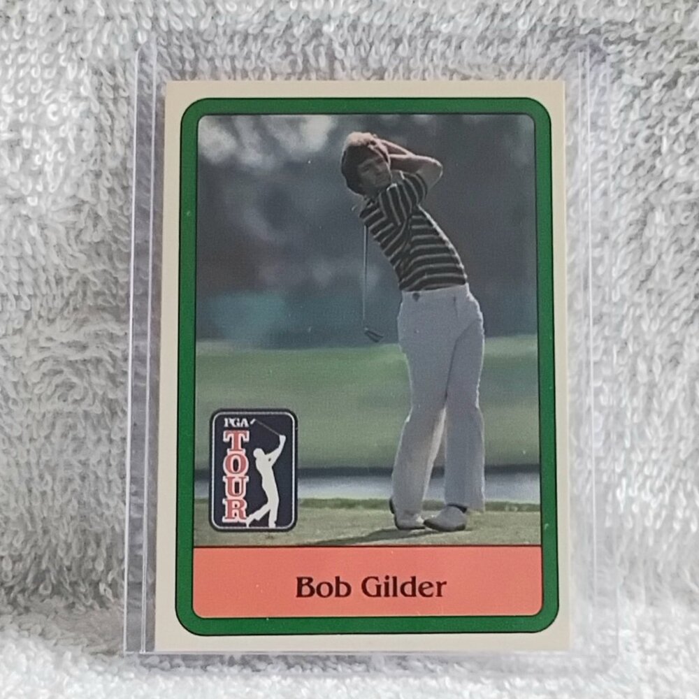 5/$20 E/NM 1981 Donruss Golf Inaugural Bob Gilder PGA Tour Card 19!!